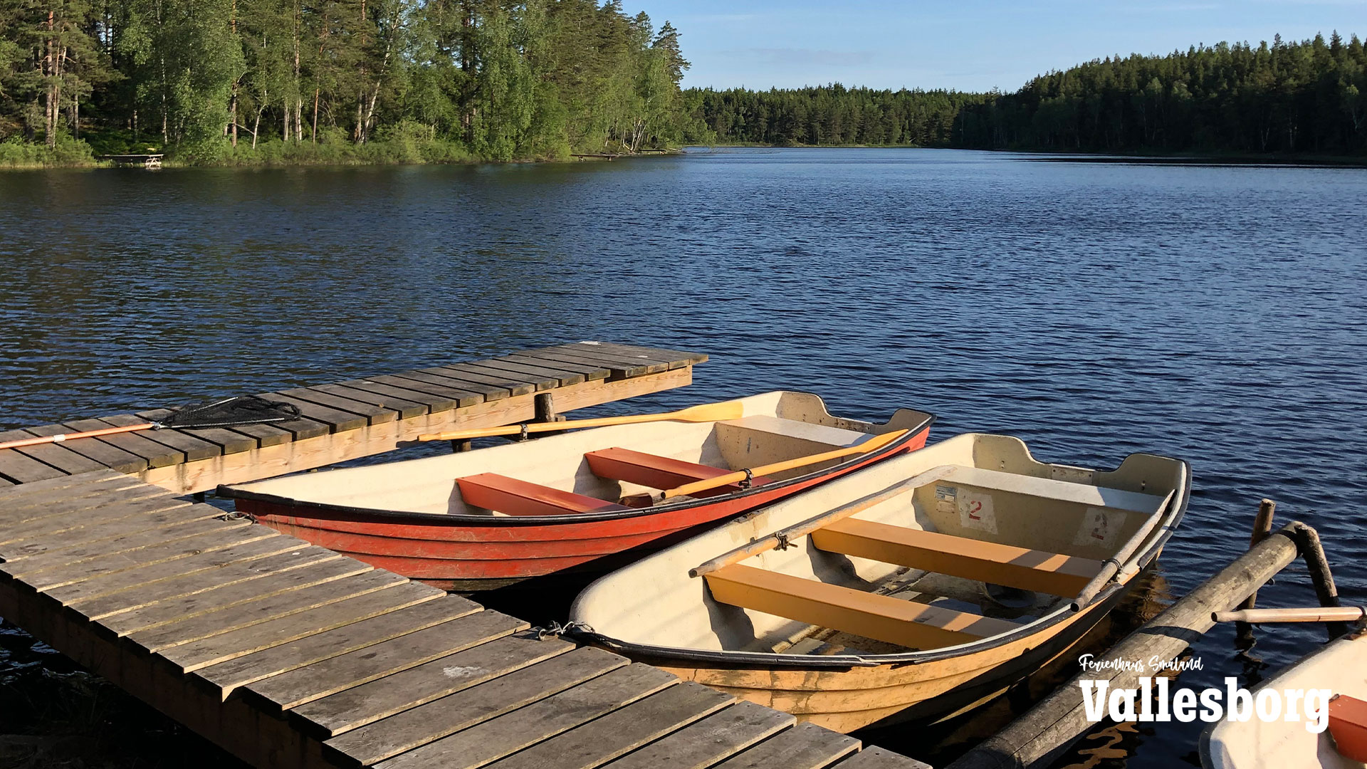 Harasjömåla Seen in Olofström mit Bootsverleih