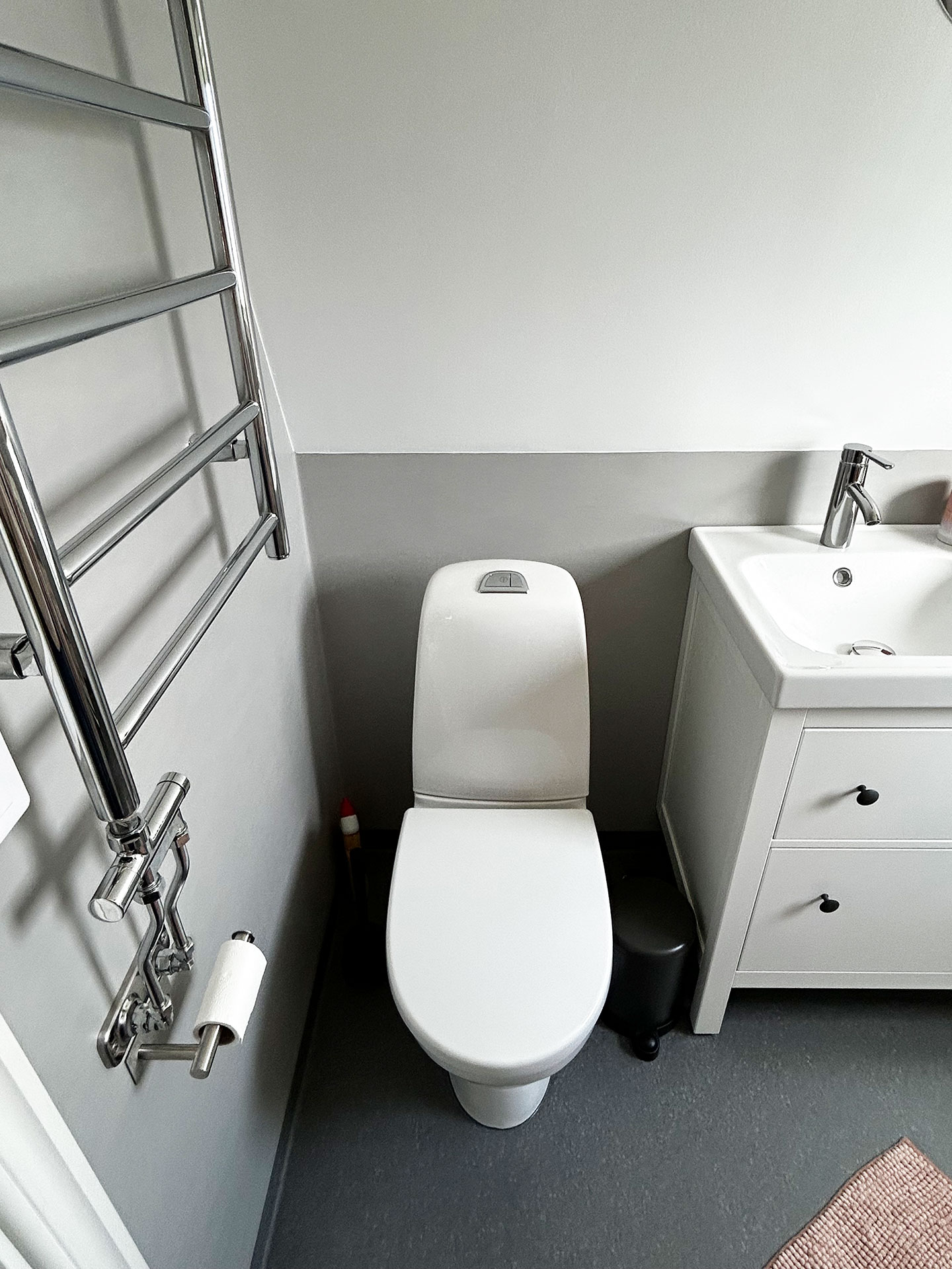 WC und Heizung
