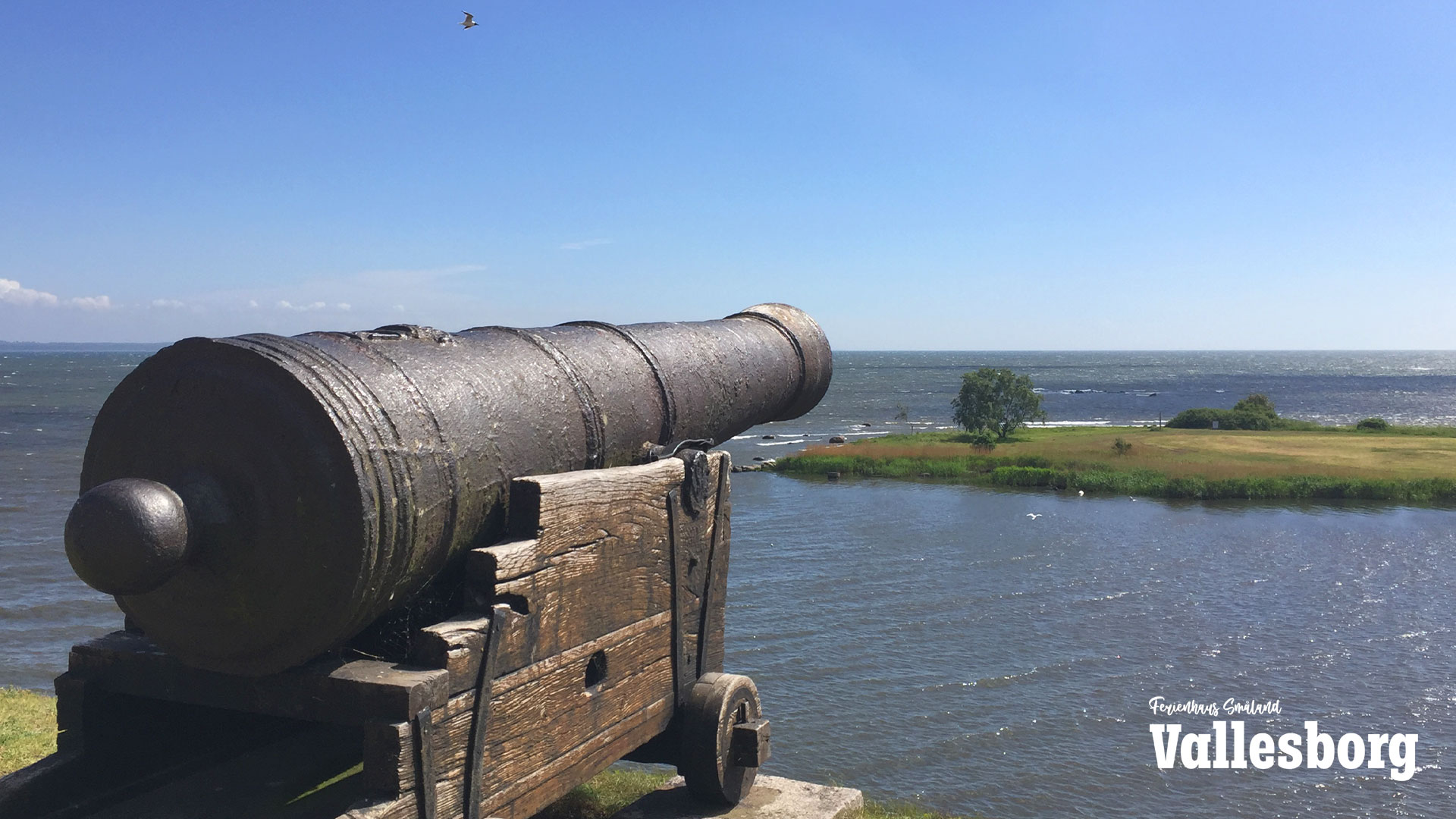Blick auf die Ostsee vom Kalmar Schloss